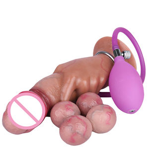 Consolador Ovipositor FAAK de 7,7 pulgadas con 5 huevos, juguetes huecos realistas para adultos, Estimulación del punto G, consoladores para poner huevos para hombres - Product Image 4