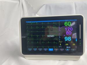 Прикроватный монитор для животных, ветеринарный <span class=keywords><strong>10</strong></span>-дюймовый сенсорный экран, портативный, многопараметрический, для домашних животных - Product Image 2