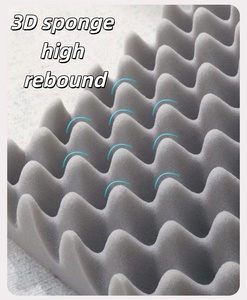 Camas para cachorros de lana de PANA con cubierta de cremallera extraíble, camas ortopédicas rectangulares para perros pequeños, medianos y grandes - Product Image 5