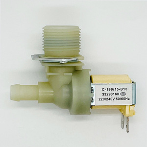 Vanne solénoïde pour lave-linge 33290160 220-240V 50-60Hz, pièce électrique en plastique pour entrée d'eau - Product Image 1