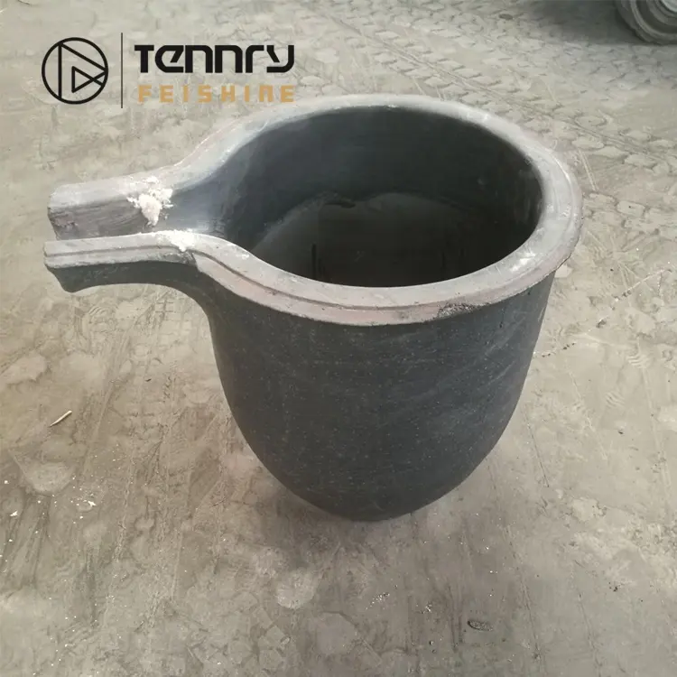 Factory price refractory Foundry Silicon carbide sagger SiC graphite crucible