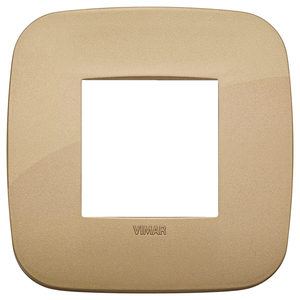 Plaque de porte carrée Vimar Antique Gold, 9,5 pouces de longueur, 0,9 pouces de hauteur - Product Image 1