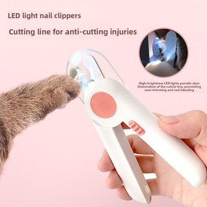 Cortauñas Portátil Plegable LED para Gatos y <span class=keywords><strong>Perros</strong></span>, Anti-Salpicaduras, con Lima y Recortador de Uñas, Set de Cuidado y Aseo - Product Image 5