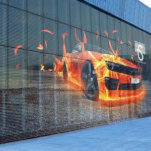 IP65 70% Transparence 500*1000mm Grille Extérieure Écran Location Led Transparent Écran Prix P3.91 Pantalla Led Transparente - Product Image 1