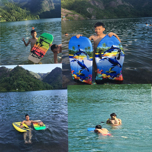 Tabla de surf Eps para adultos y niños, tabla de bodyboard antideslizante para nadar al aire libre con cuerda de seguridad. - Product Image 4