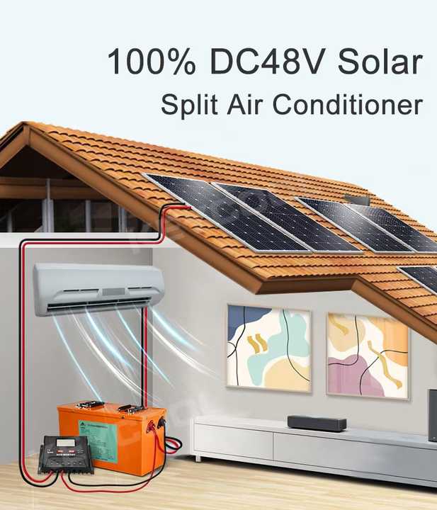 Solar Energy Hybrid Ac/dc Multi Split 2.5jp Gree air Conditioner Solar ...