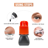 Extensions de cils haute humidité 50%-90% HR, colle pour extensions de cils, colle extrême pour cils, usage professionnel uniquement