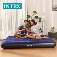 INTEX 64759 Dura-Beam Standard Downy Luftmatratze 10 Zoll Queen (Pumpe nicht enthalten) - 152cmX203cmX25cm