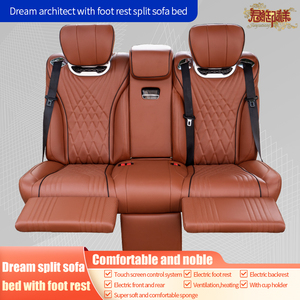 Asiento de Coche de Lujo, Sofá Cama Eléctrico para Benz V260 Vito V220 V250d V300 Viano V-class Multivan <span class=keywords><strong>Caravelle</strong></span> Transporter T4 T5 T6 T7 T8 - Product Image 4