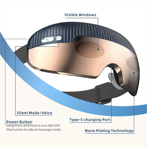 Venta caliente 4D Smart Electric Airbag Vibración Masajeador de ojos Nueva llegada de la fábrica-Producto de belleza - Product Image 6
