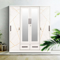 Armoire à vêtements en acier avec motif imprimé, armoire métallique, casier pour salle de sport, hôtel