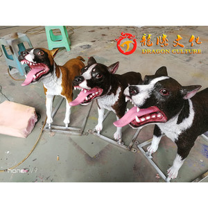 2023 vivid a grandezza naturale di alta qualità popolare Robot per cani Animatronic modello di cane animale per <span class=keywords><strong>zoo</strong></span> e parco divertimenti - Product Image 6