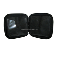 Vente en gros d'usine, sacs CD légers en EVA, étui de transport portable imperméable, mini étui de rangement avec logo personnalisé pour DVD et CD