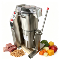 Robot culinaire multifonction en acier inoxydable 304 pour légumes, ail, viande, oignon, gingembre, pois chiches, fromage et machine à boulettes de viande