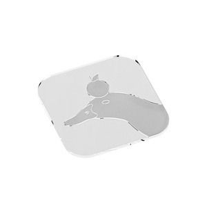 Transparent Heat Insulation Mat Square Cute Design Thickened Kitchen Placemat High Temperature Resistant Odorless PVC Wash Free - Product Image 4