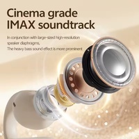 Écouteurs TWS M-136 V5.4 à Clip Auriculaire Affichage Numérique Étanche IPX5 Contrôle Tactile Port Confortable Son HIFI Sportifs Non Intra-Auriculaires