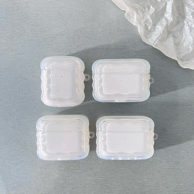 3D Wave Matte Shockproof Silicone Cover for Airpods Pro 3 Cool Cover for Airpods Pro Gen 2 3 4 Silicone Cases Custom
