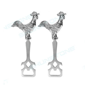 Abrebotellas <span class=keywords><strong>de</strong></span> cerveza Manual con forma <span class=keywords><strong>de</strong></span> Animal <span class=keywords><strong>de</strong></span> plata <span class=keywords><strong>de</strong></span> acero inoxidable, abridor <span class=keywords><strong>de</strong></span> cerveza creativo para Gallo, <span class=keywords><strong>ballena</strong></span>, perro, pájaro - Product Image 2