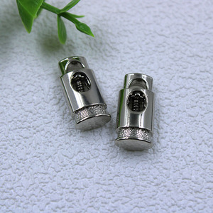 Chai hình dạng bạc hợp kim vàng kim loại lỗ duy nhất mùa xuân Stopper Kim Loại chuyển đổi dây khóa cho dây đàn hồi chuỗi quần áo may mặc - Product Image 5