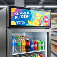 Écran LCD étiré OEM 23,1 pouces pour affichage numérique sur étagère, moniteur ultra-large pour publicité en magasin et ascenseur, avec SDK