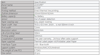 Printer Label Thermal Desktop 80mm 3 Inch 203DPI untuk Barcode, Pengiriman & Kurir, Pembuat Label Waybill Logistik, Tersedia