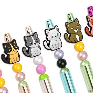Adornos de PVC 3D con Forma de Gato para Lápices, Tapas de Goma para Lápices y Protectores de Lápices, Venta al por Mayor - Product Image 4