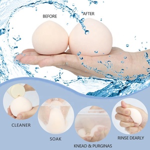 Esponja de Maquillaje <span class=keywords><strong>Original</strong></span> Super Suave Peach Marshmallow Powder Puff, Esponja para Mezclar Maquillaje - Product Image 3