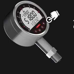 Manómetro de Presión Absoluta Hidráulico de Agua, Manómetro Digital de Acero Inoxidable, Resistente a Impactos, Alta Precisión, <span class=keywords><strong>200</strong></span> PSI o más - Product Image 5