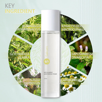 Toner perawatan kulit, Pelembab & pencerah PH 2-in-1 Toner ekstrak tanaman untuk kulit sensitif