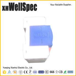 อุปกรณ์ป้องกันไฟกระชาก OBO (SPD) V25-B ป้องกันฟ้าผ่า + C 3 + T1 <span class=keywords><strong>NPE</strong></span>-385V + T2 4P 50kA IP20 1.5kV พลังงานสแตนเลส - Product Image 5