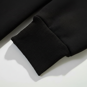 Venta al por mayor de ropa deportiva Vintage personalizada para los hombres de gran tamaño sudadera de lana con diseño en relieve 3D para el gimnasio ejercicio - Product Image 1