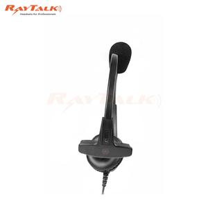 Venta al por mayor de fábrica Walkie Talkie Single Ear Hood In-Ear Micrófono Auriculares con Flex <span class=keywords><strong>Boom</strong></span> Micrófono Altavoz - Product Image 4