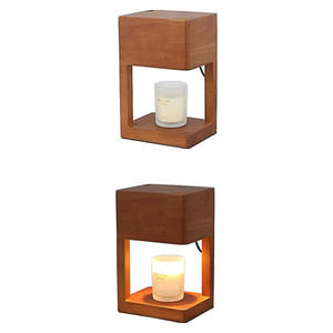 Lampe à bougie aromatique élégante en bois, lampe à cire fondue pour l'agrandissement de la maison, cadeau idéal pour les diffuseurs de bougies - Product Image 5