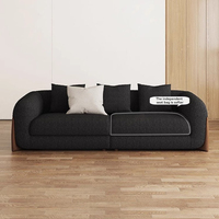 Ensemble de canapés modulaires de luxe en PU pour bureau, confortables, en tissu et garnis de mousse, pour usage scolaire, hôtelier et professionnel, vente en gros