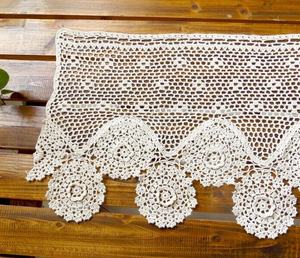 Curtain produksi cepat pabrik dengan MOQ rendah disesuaikan 100% katun dan kelambu rajutan tangan - Product Image 3