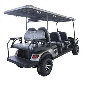 Carrito de Golf Eléctrico de 8 Plazas con Neumáticos Todoterreno y Parachoques Delantero - Product Image 5