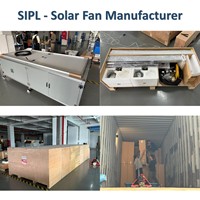 Ventilateur de plafond solaire HVLS de 10 pieds pour usine, entrepôt, ferme avicole, grange, moteur BLDC IP68, ventilateur de ventilation industriel avec commande par application