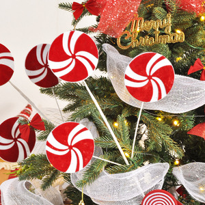 Wholesale Candy Land Theme Pink White Cupcake Artificial <b>Pick</b> for <b>Christmas</b> Tree Decoration Filler - Product Image 1