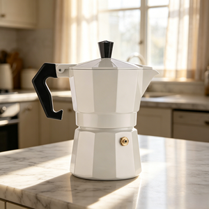 Caffettiera Moka in Lega di Alluminio per Alimenti, Multi-Capacità 150/300/450ml, Stile Italiano, Ecologica per Casa - Product Image 6