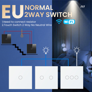 Graffiti Dual Control Wifi Smart Switch 86mm Zero Live Wall Switch With App Voice Multi Control Linkage Tuya Smart Home - Product Image 3