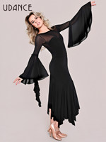 Nouvelle Collection UDANCE 2026 – Jupes de Danse de Salon pour Femmes et Filles – Jupe Ajustée Taille Haute pour Femmes AMD08