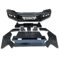Pare-buffle avant en acier noir, vente chaude, OEM, accessoires 4x4 tout-terrain pour pick-up, pièces de carrosserie automobile pour pare-chocs Hilux Revo