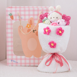 Vente chaude Valentine Cadeau Doux En Peluche Valentine Rose Fleur Sucette Bouquet <span class=keywords><strong>Poupée</strong></span> Pour Enfants Créatifs En Peluche Mignon <span class=keywords><strong>Poupée</strong></span> Bouquet - Product Image 6