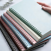 Carnet à spirale souple A4 personnalisé de luxe, imperméable, avec couverture souple, couleur personnalisée, pour étudiants, entreprises, bureaux, cadeaux