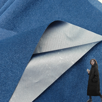 Tissu en velours enduit de TPU 100% polyester imperméable, résistant à l'eau, coupe-vent, léger, extensible, durable et doux pour vêtements
