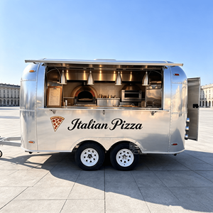 Mobile Food Trailer Snack Cart Food Truck Carts Coffee Cart Food Concession Trailer Fully Equipped Kitchen Cabinets - Product Image 3