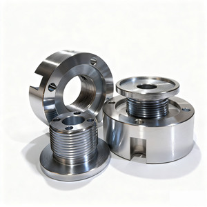 تصنيع معدني مخصص من الفولاذ المقاوم للصدأ باستخدام تقنية CNC وتفريغ الأسلاك بالتفريغ الكهربائي وتشغيل خماسي المحاور - Product Image 1