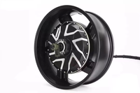 Moteur QS 17x6.0 pouces 12000W 273 70H V4 157kph moteur de moyeu de roue pour moteur à Double essieu de moto électrique