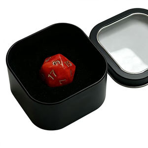 نرد D20 قابل للتخصيص مقاس 33 مم مصنوع من الراتنج بألوان متنوعة مناسب للعبة دنجنز آند دراجونز - Product Image 6