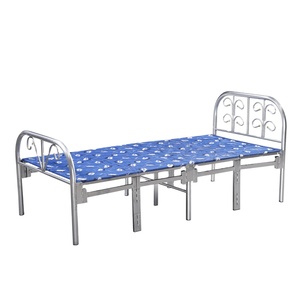 Modern Design Metal <b>Folding</b> <b>Single</b> <b>Bed</b> for Living Room Hotel School Bedroom or Apartment - Product Image 6